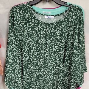 Mountain Mama's Tunic XXXL Angel Sleeve Clover Vine